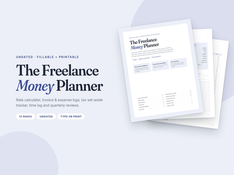 Cover art for The Freelance Money Planner